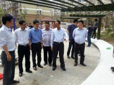 安居集团领导视察南京建工集团竹镇镇民族小区项目