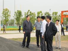 南京市副市长徐锦辉调研青奥体育公园项目