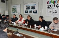 江苏省住房城乡建设厅领导视察南京建工集团青奥体育公园项目
